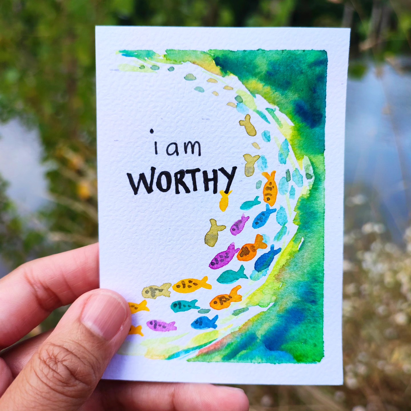I am Worthy Affirmation Card